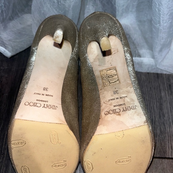Jimmy Choo Brenna Metallic Heel - Picture 10 of 10